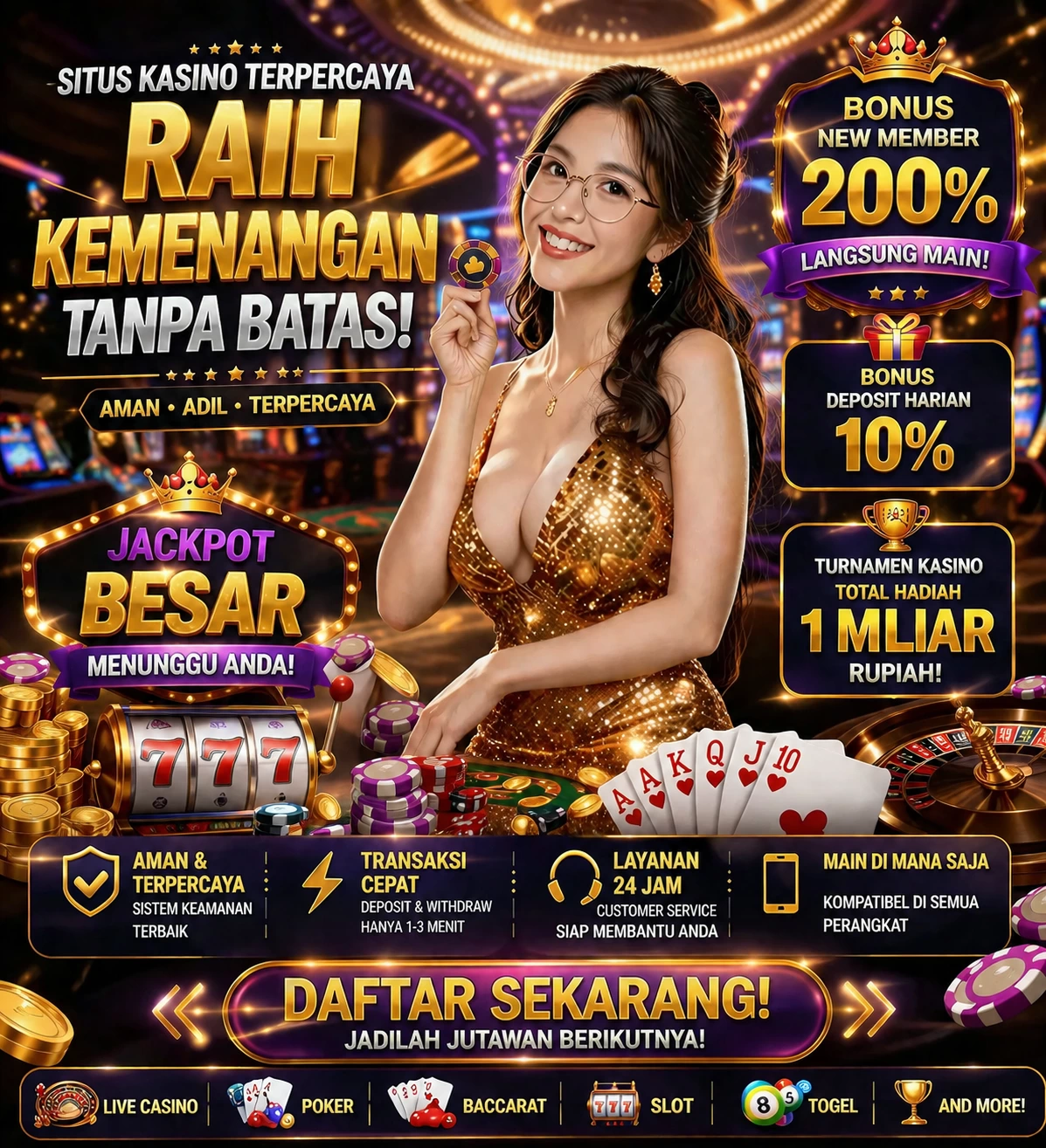 Roleta e blackjack game70